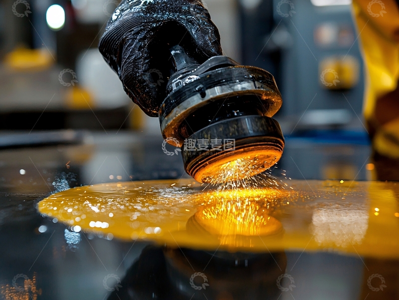 高清大图下载【趣麦麦图】高温工具接触液体表面