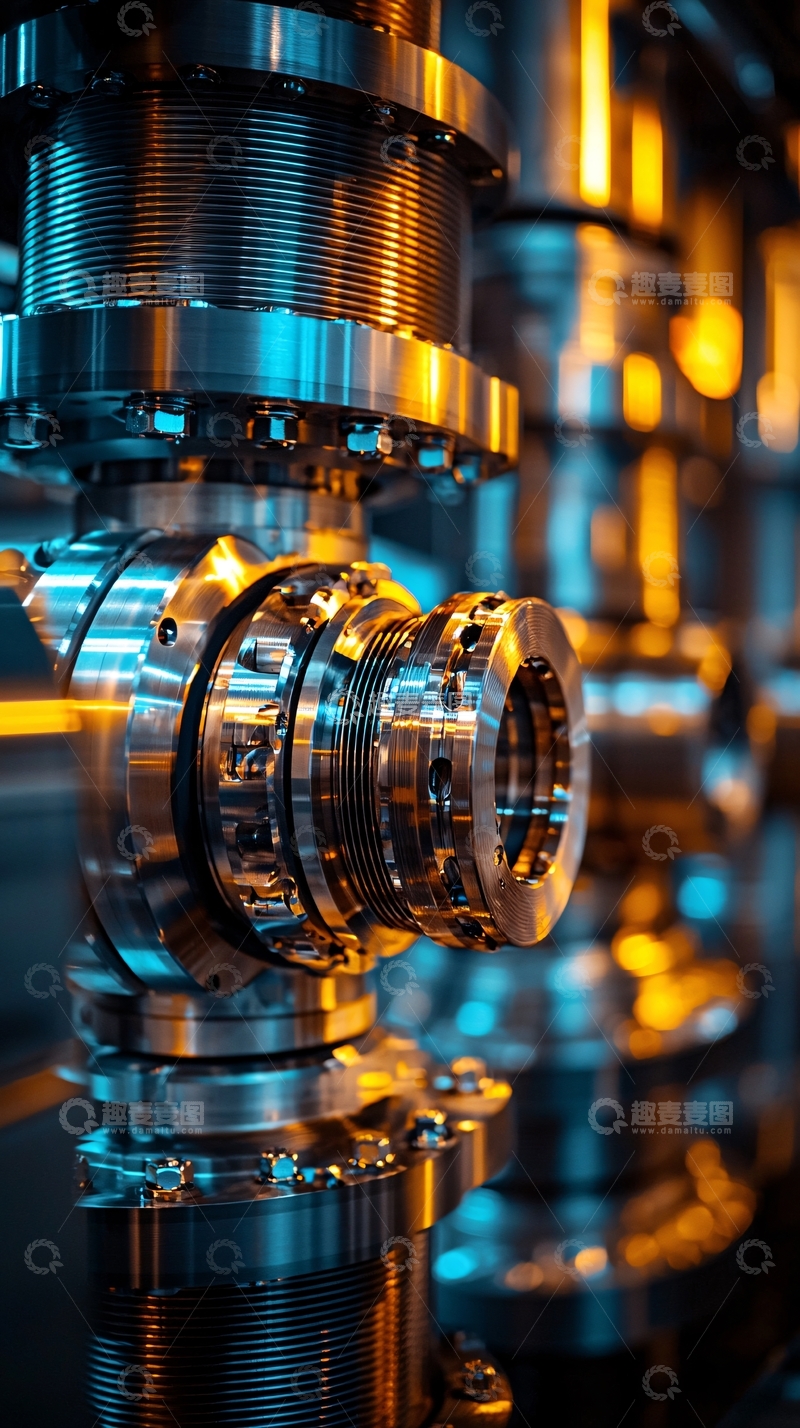 高清大图下载【趣麦麦图】精密金属部件特写