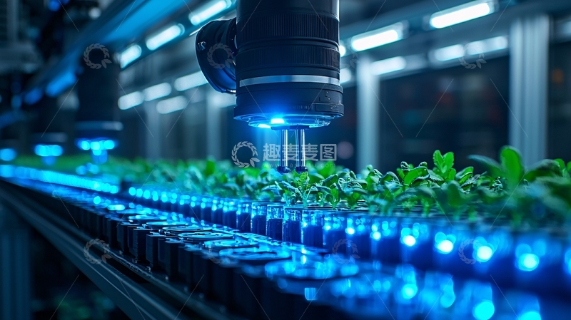 高清大图下载【趣麦麦图】农业机器人