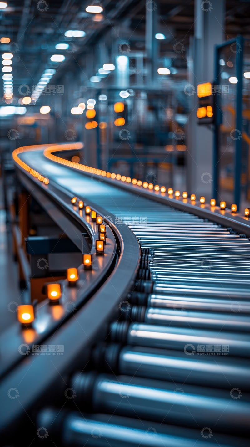 高清大图下载【趣麦麦图】工业传送带