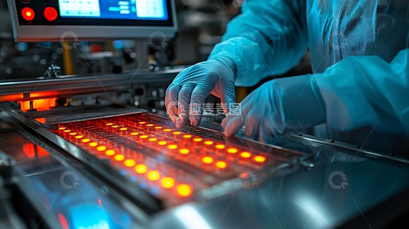 高清大图下载【趣麦麦图】药品生产线