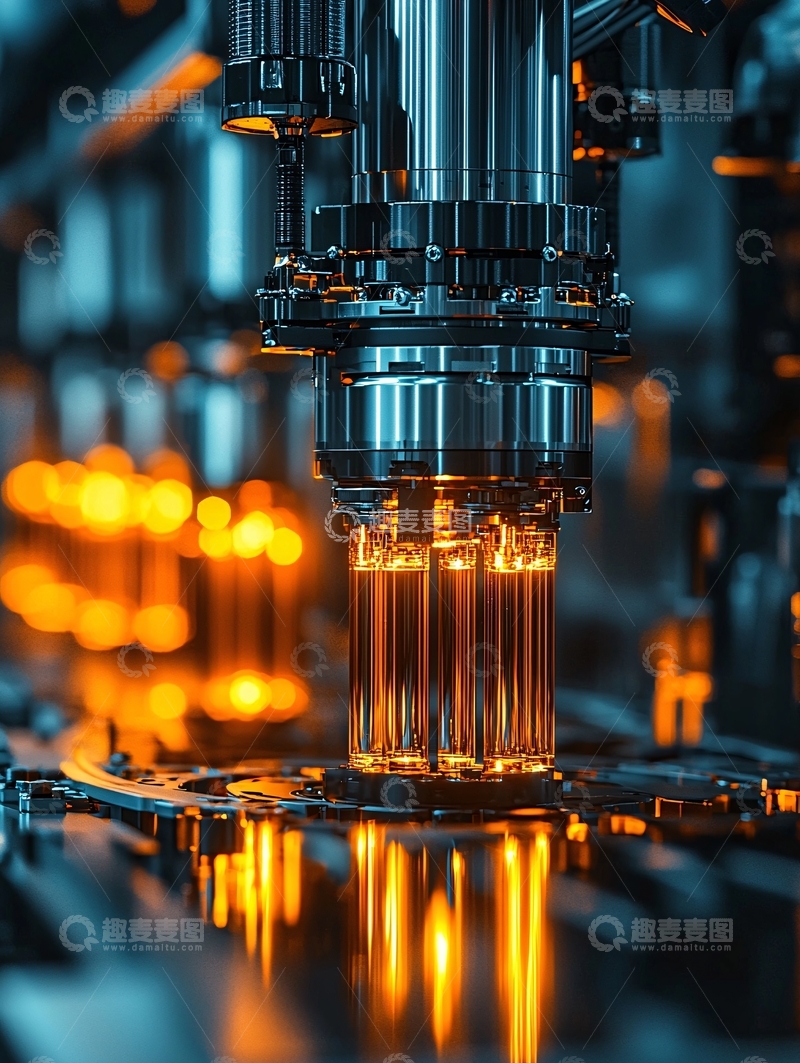 高清大图下载【趣麦麦图】工业自动化流水线生产