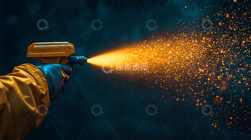 高清大图下载【趣麦麦图】火焰喷涂