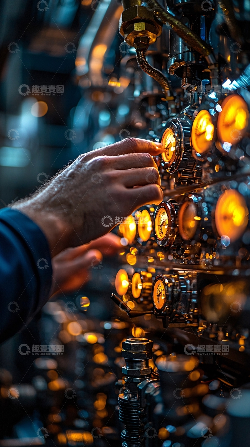 高清大图下载【趣麦麦图】精密仪器调整的双手
