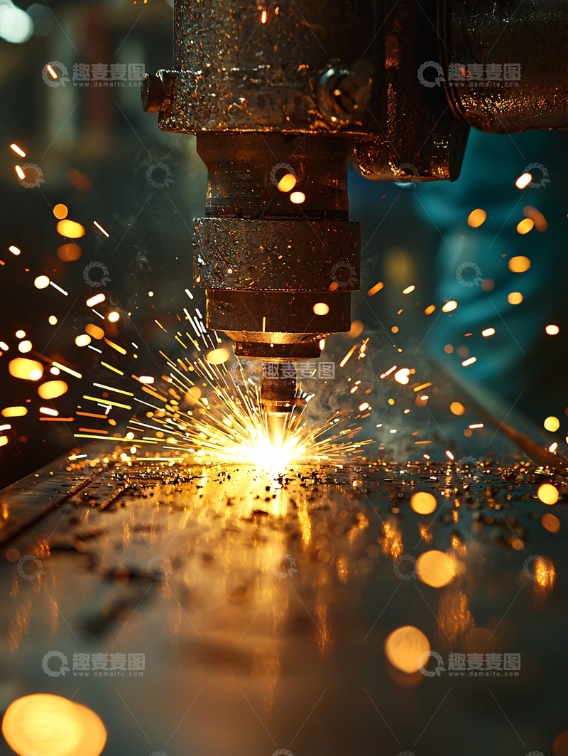 高清大图下载【趣麦麦图】金属切割