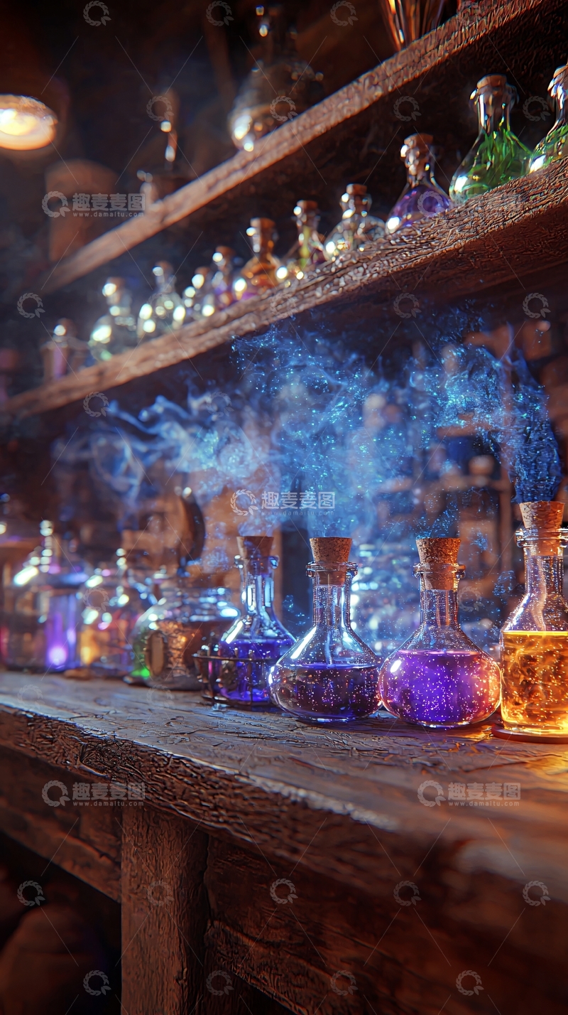 高清大图下载【趣麦麦图】魔法药水