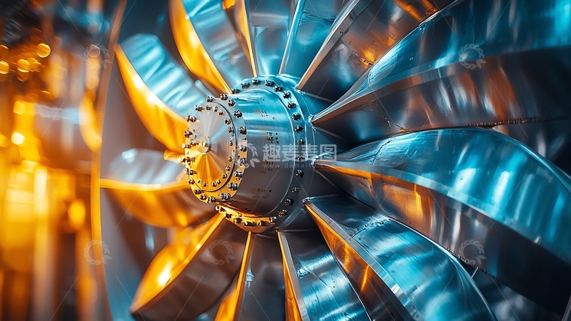 高清大图下载【趣麦麦图】金属涡轮