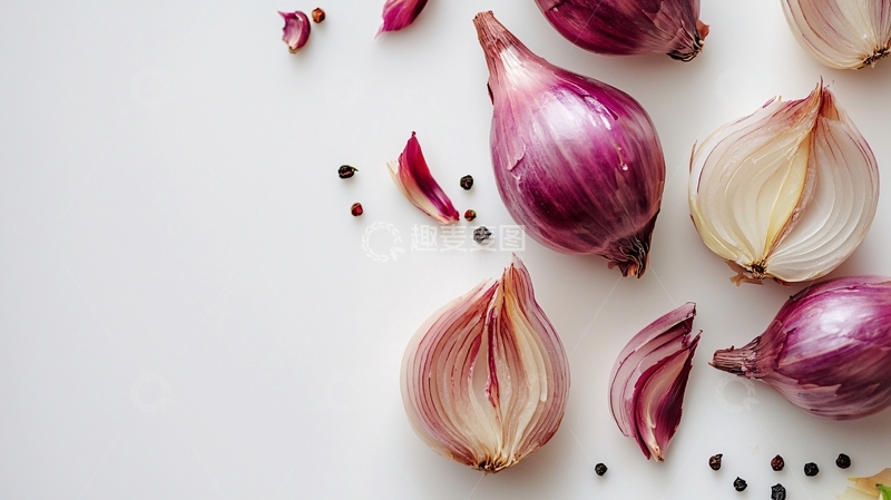 高清大图下载【趣麦麦图】红洋葱