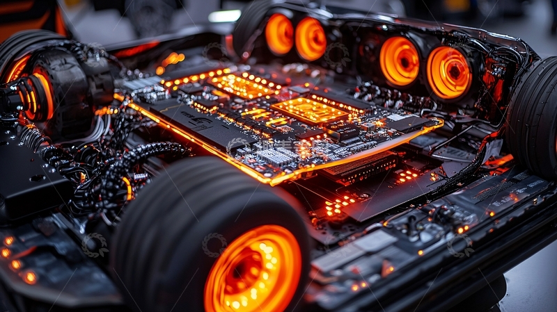 高清大图下载【趣麦麦图】赛车内部结构