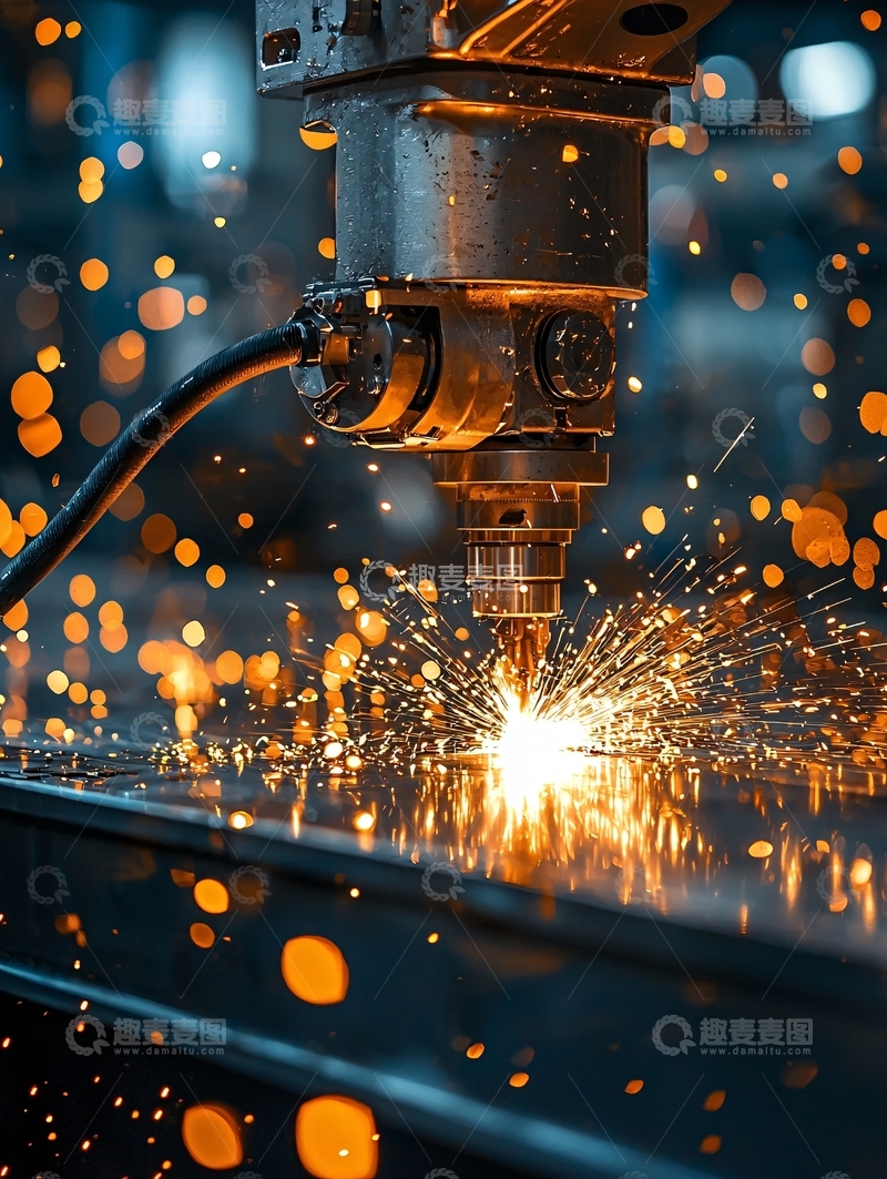 高清大图下载【趣麦麦图】激光切割金属