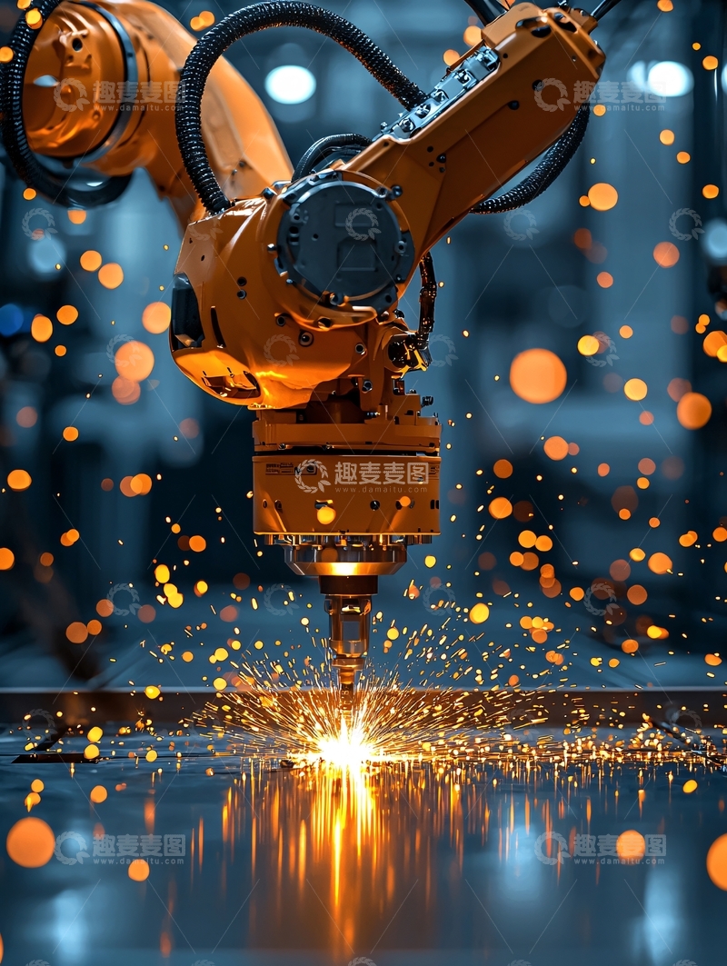高清大图下载【趣麦麦图】工业机器人