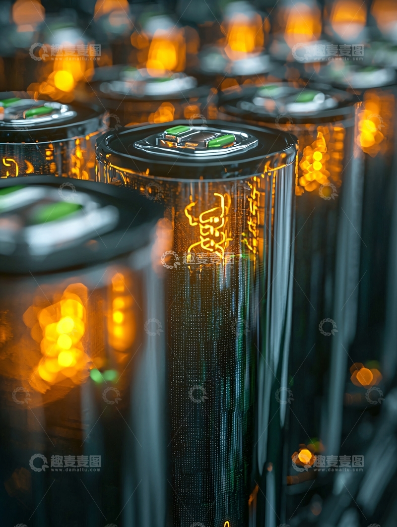 高清大图下载【趣麦麦图】电池组特写