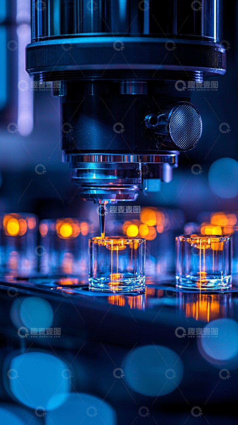 高清大图下载【趣麦麦图】精密仪器滴液