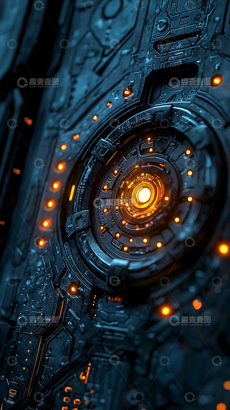 高清大图下载【趣麦麦图】科幻机械核心
