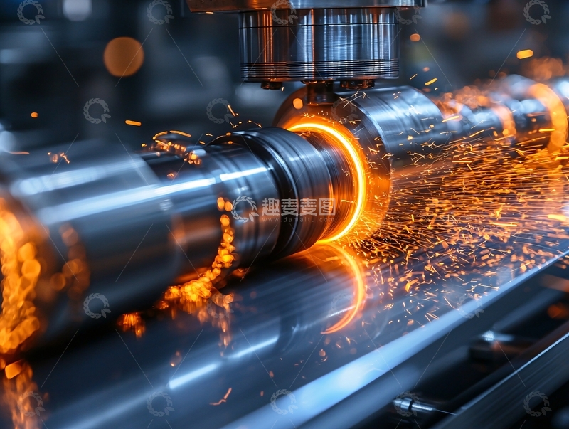 高清大图下载【趣麦麦图】工业金属加工
