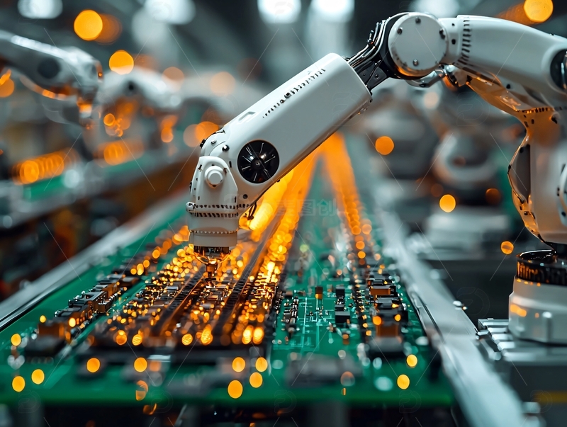 高清大图下载【趣麦麦图】自动化生产线