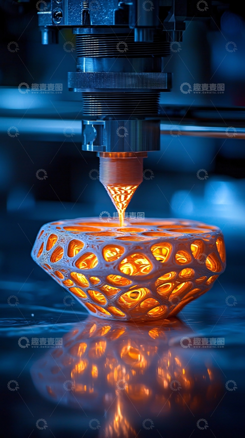 高清大图下载【趣麦麦图】3D打印镂空容器