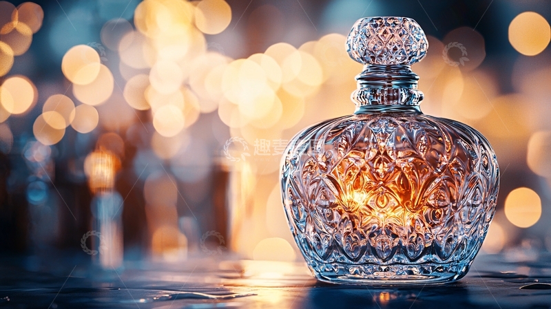 高清大图下载【趣麦麦图】-奢华水晶香水瓶