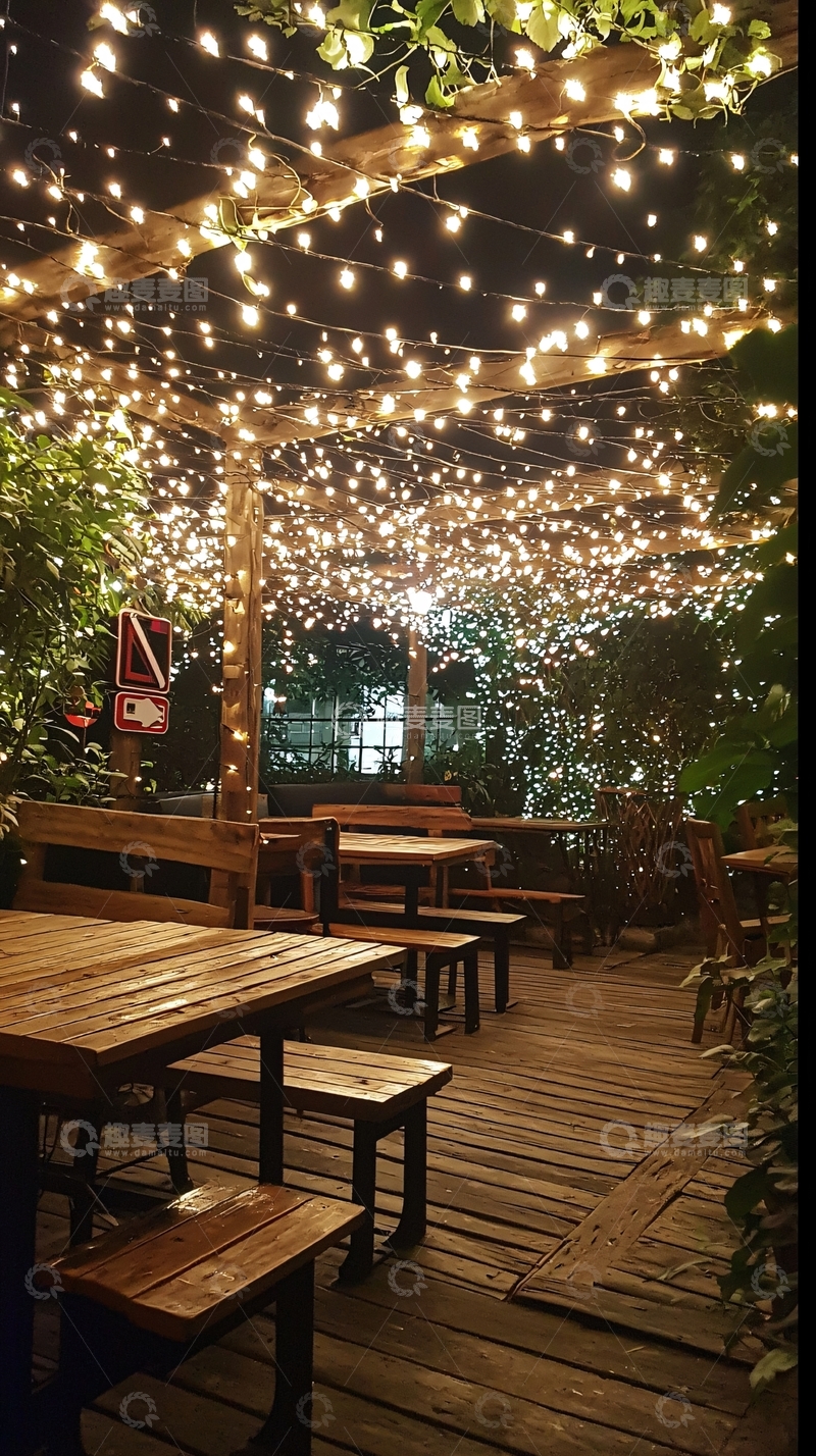 高清大图下载【趣麦麦图】-户外夜景灯光