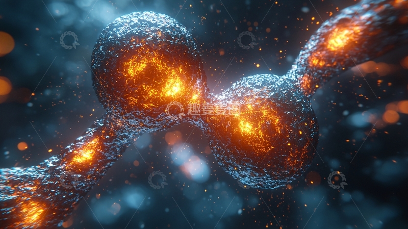 高清大图下载【趣麦麦图】燃烧的链式结构