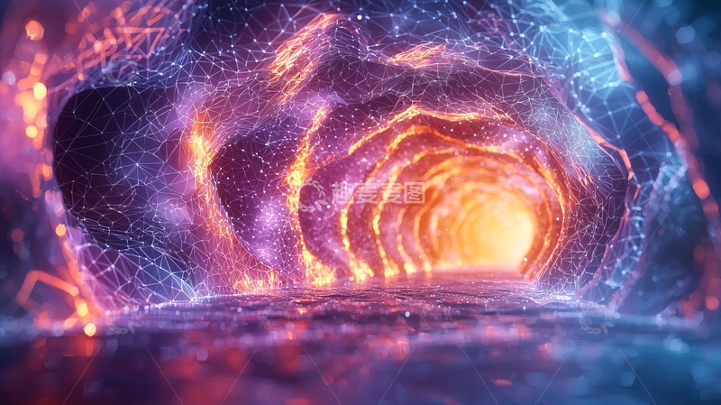 高清大图下载【趣麦麦图】光影隧道