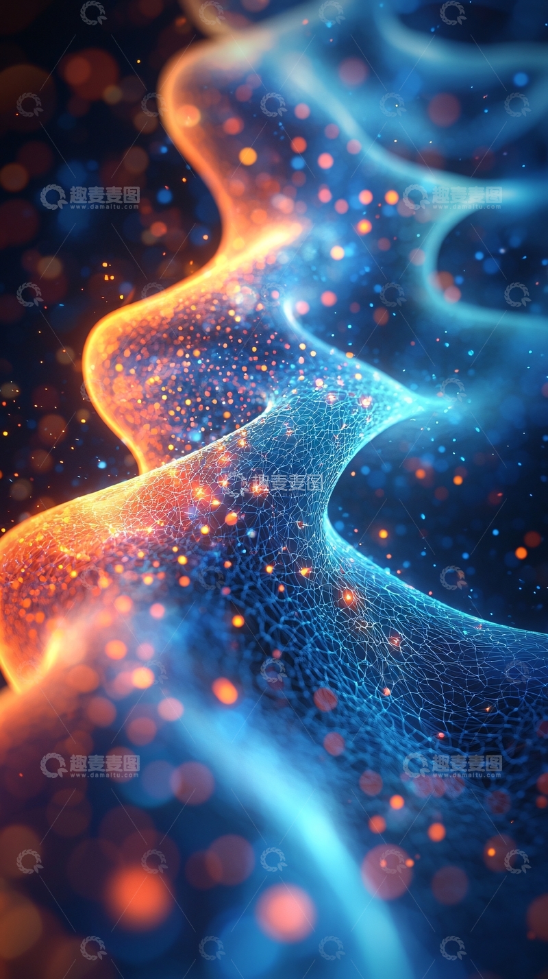 高清大图下载【趣麦麦图】抽象波浪