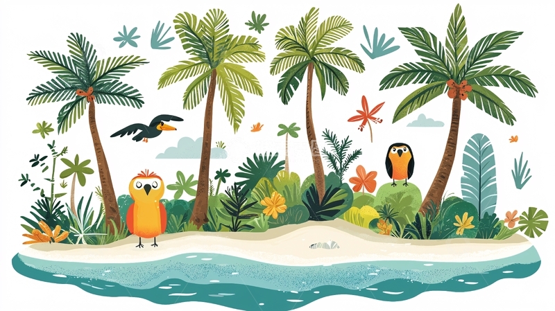 高清大图下载【趣麦麦图】热带海滩