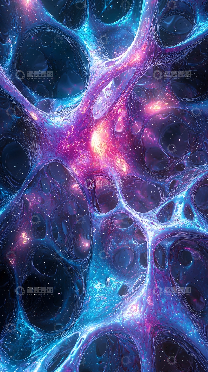 高清大图下载【趣麦麦图】宇宙神经网络