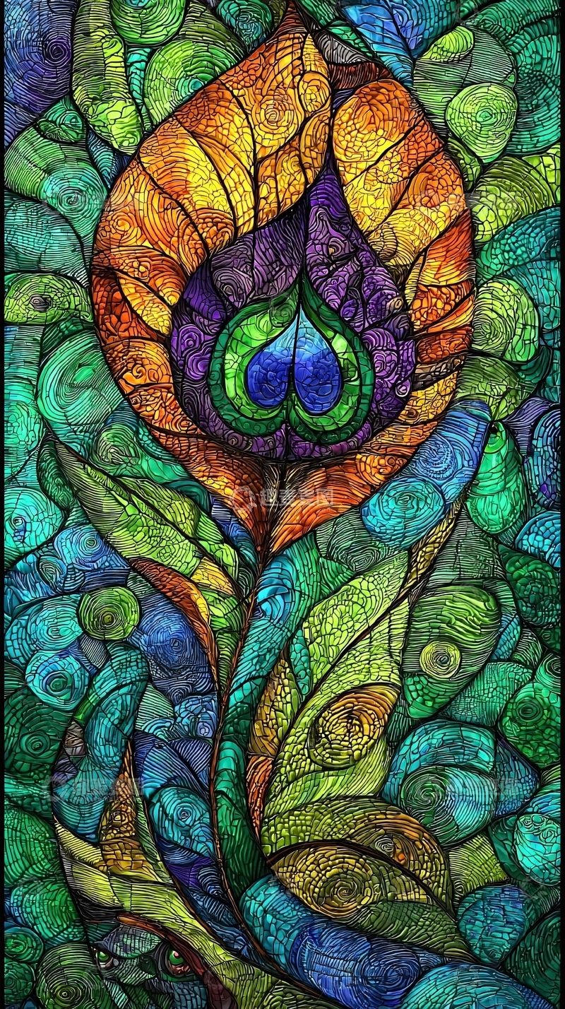 高清大图下载【趣麦麦图】彩色玻璃窗