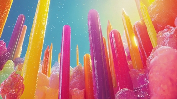 彩色冰棍
