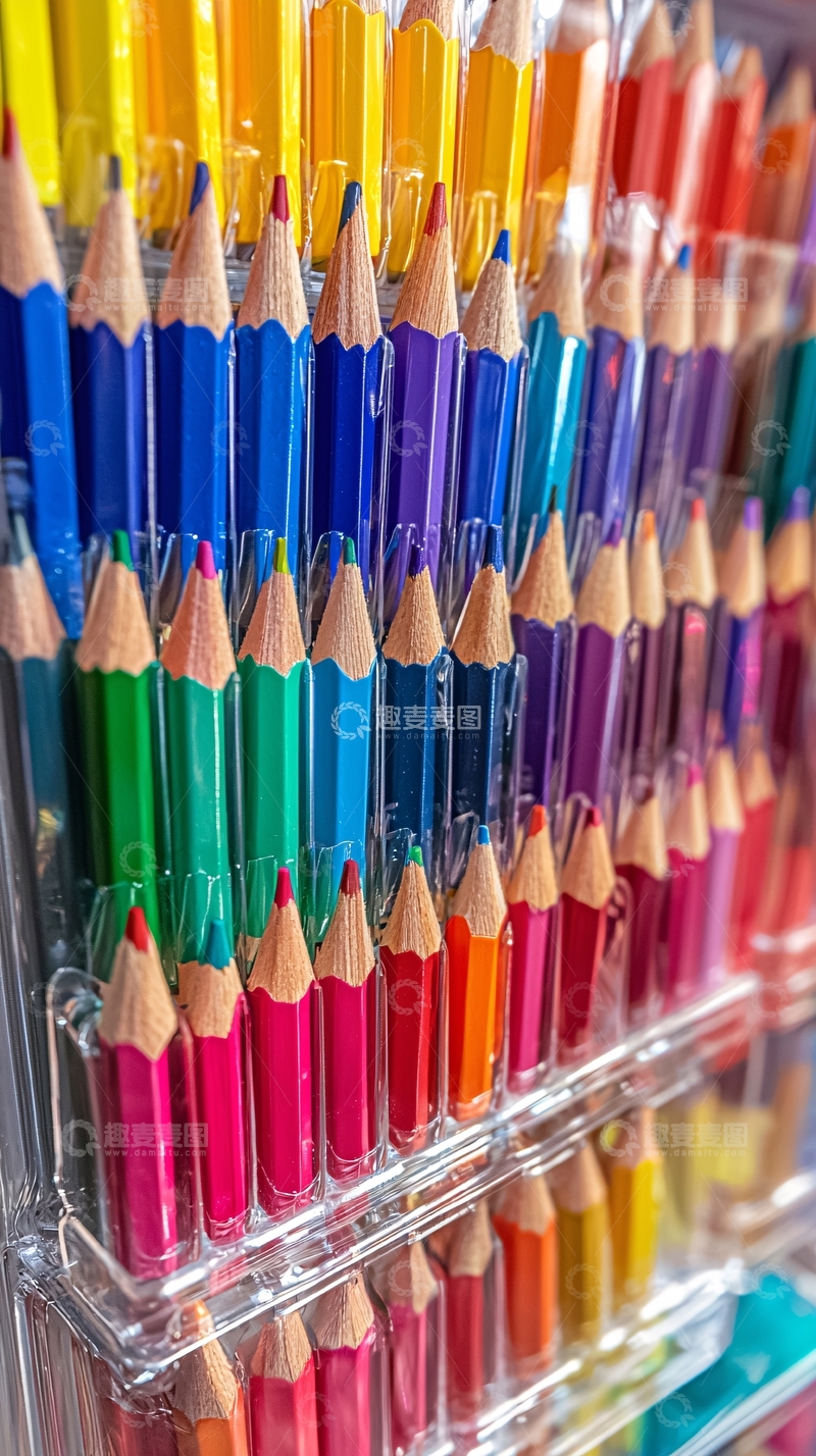 高清大图下载【趣麦麦图】彩色铅笔套装