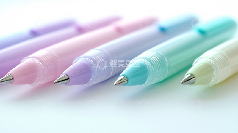 高清大图下载【趣麦麦图】彩色签字笔特写