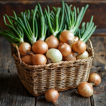 新鲜洋葱收获