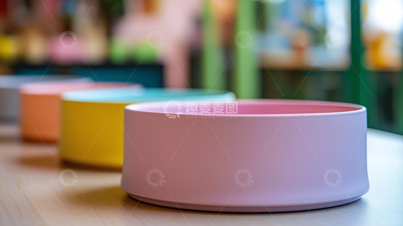 高清大图下载【趣麦麦图】-彩色宠物碗