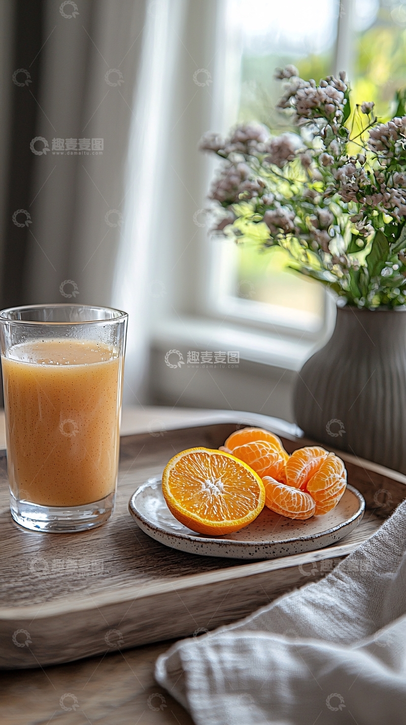 高清大图下载【趣麦麦图】橙汁