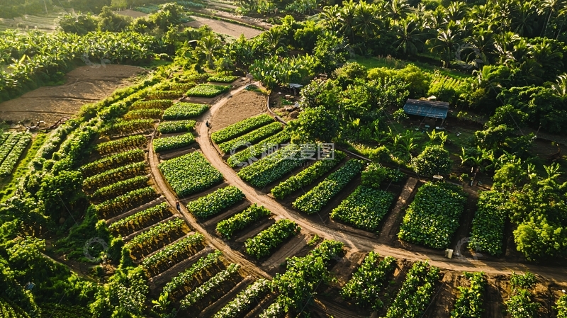 高清大图下载【趣麦麦图】梯田