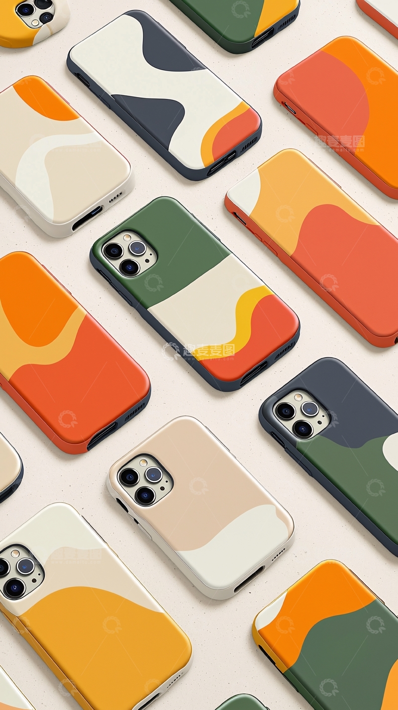 高清大图下载【趣麦麦图】抽象手机壳