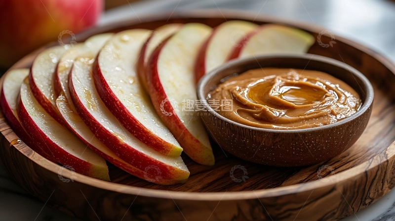 高清大图下载【趣麦麦图】苹果花生酱