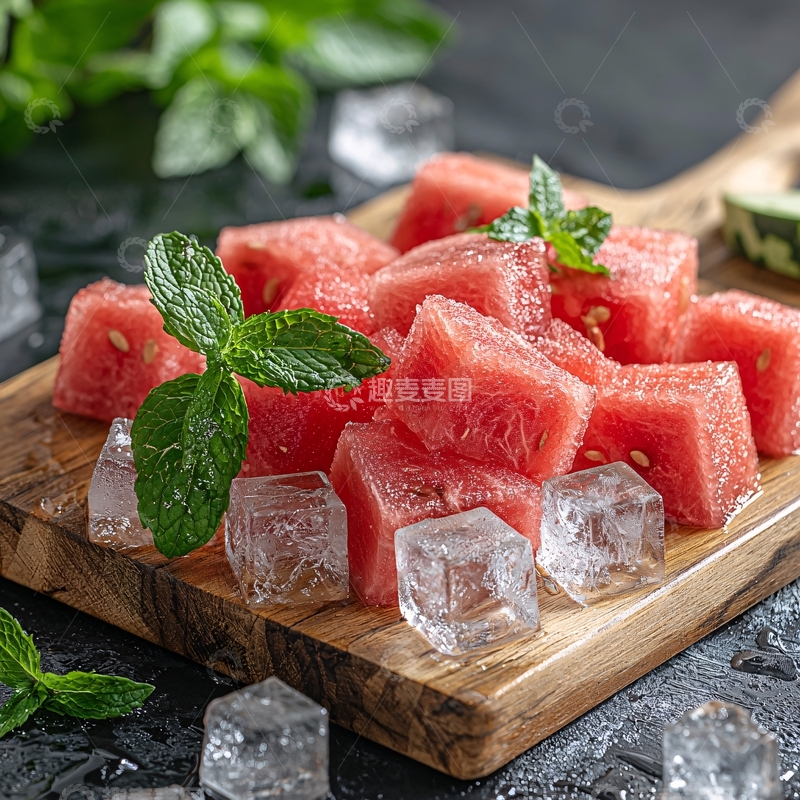 高清大图下载【趣麦麦图】西瓜块