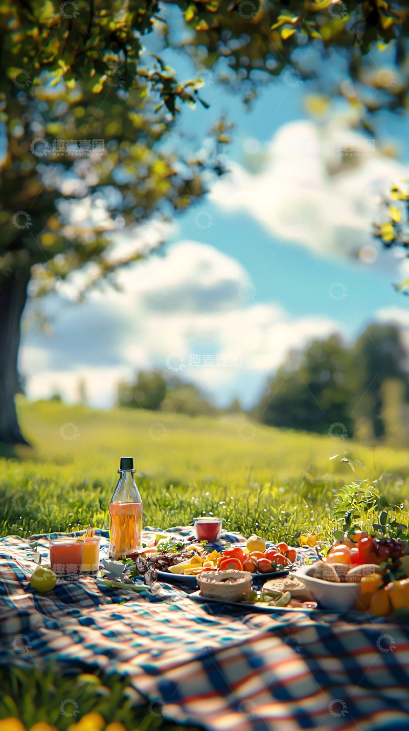 高清大图下载【趣麦麦图】野餐