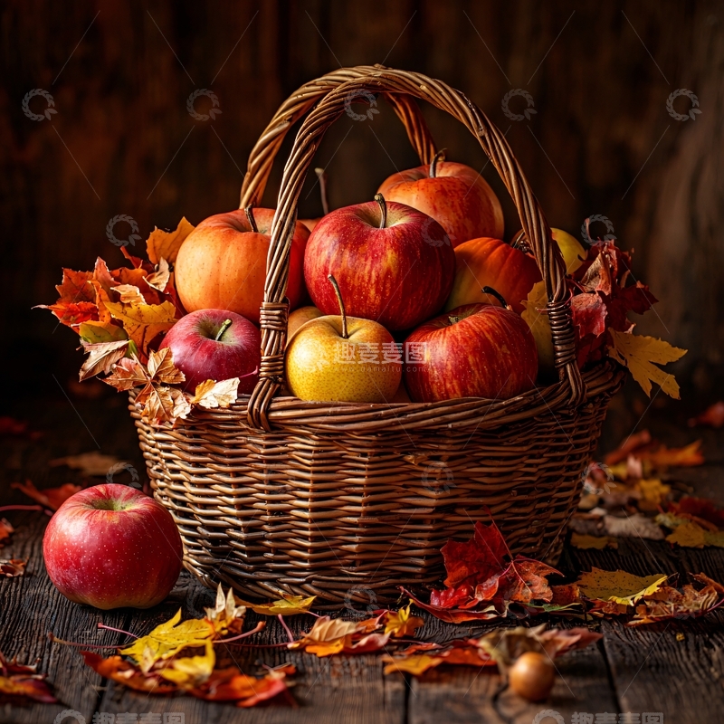 高清大图下载【趣麦麦图】秋日丰收