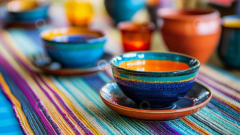 高清大图下载【趣麦麦图】彩色陶瓷杯