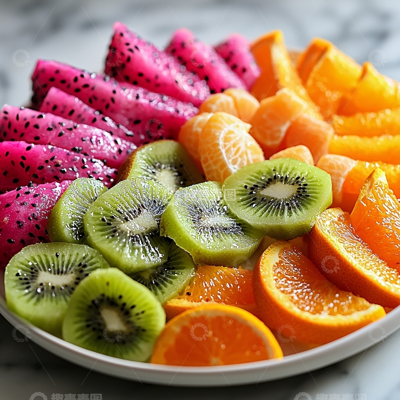 高清大图下载【趣麦麦图】拼盘水果切片