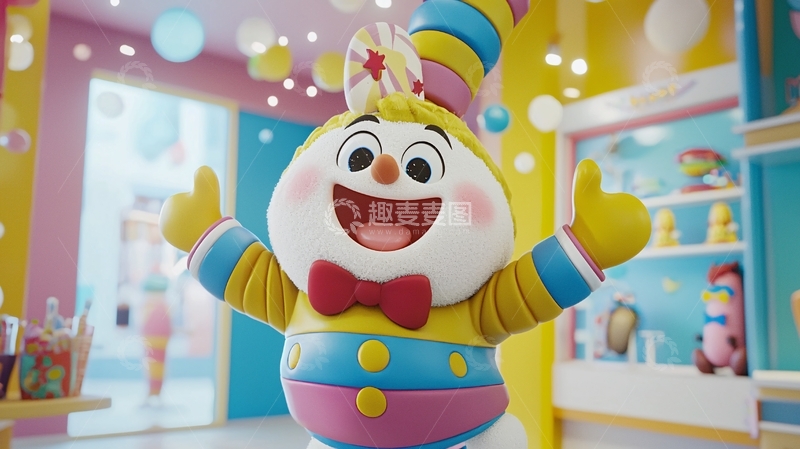 高清大图下载【趣麦麦图】快乐的卡通形象