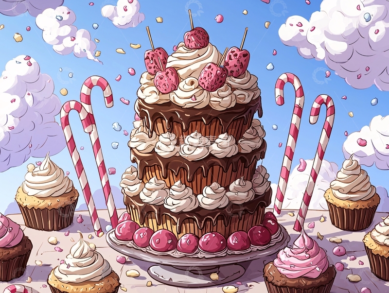 高清大图下载【趣麦麦图】精美甜点蛋糕