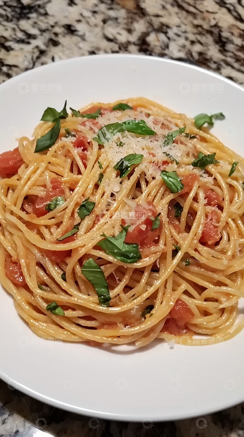 高清大图下载【趣麦麦图】意式番茄意面