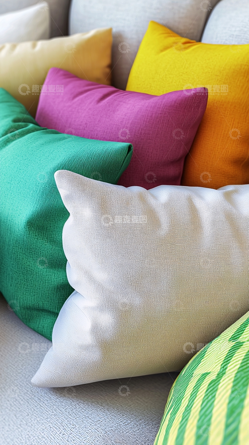 高清大图下载【趣麦麦图】沙发靠垫