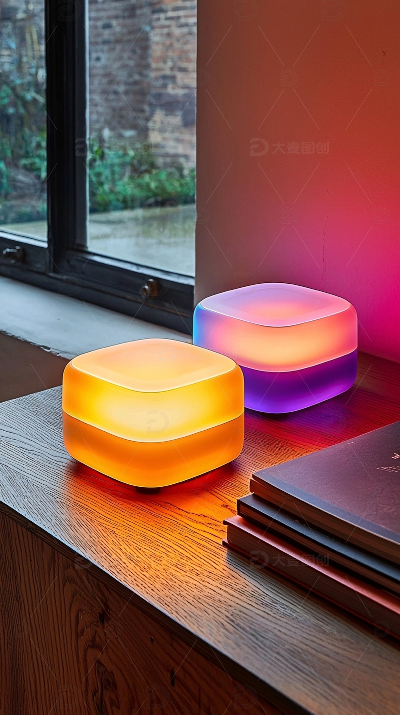 方形彩色氛围灯