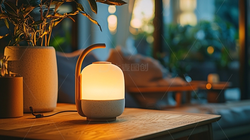 温暖舒适的台灯