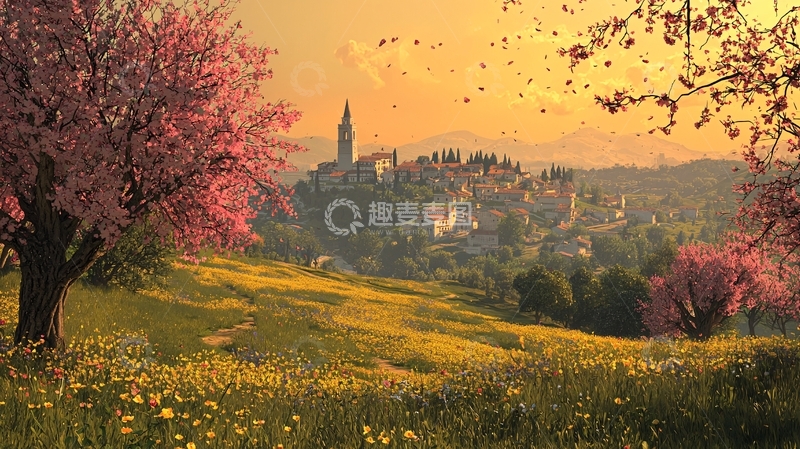 高清大图下载【趣麦麦图】意大利田园风光
